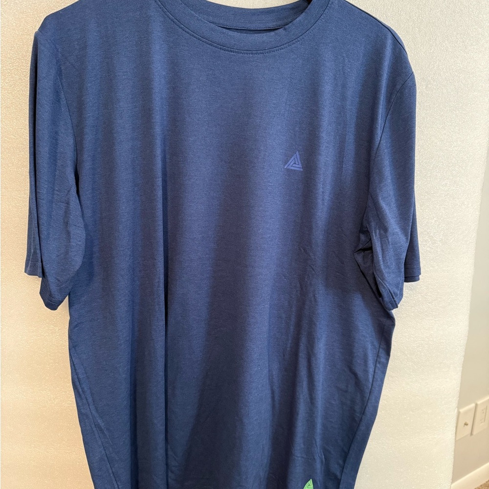 ANGLR Blue Crew Neck Short Sleeve Tee